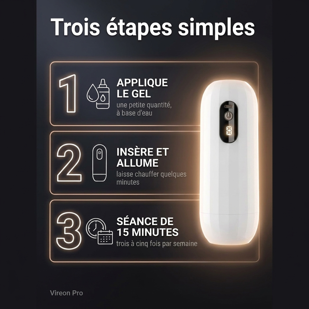Vireon Pro — Trois étapes simples