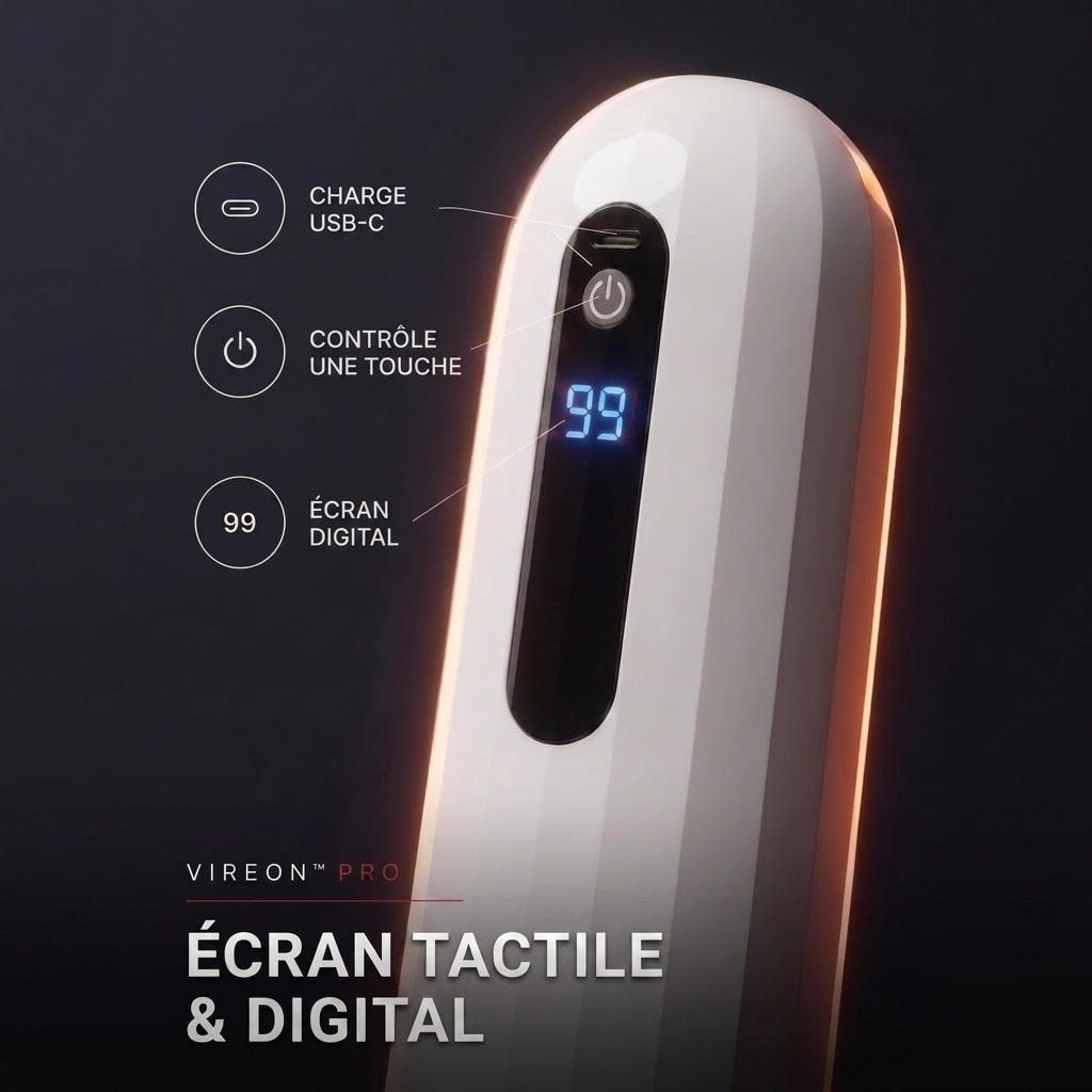 Vireon Pro — Écran tactile et digital