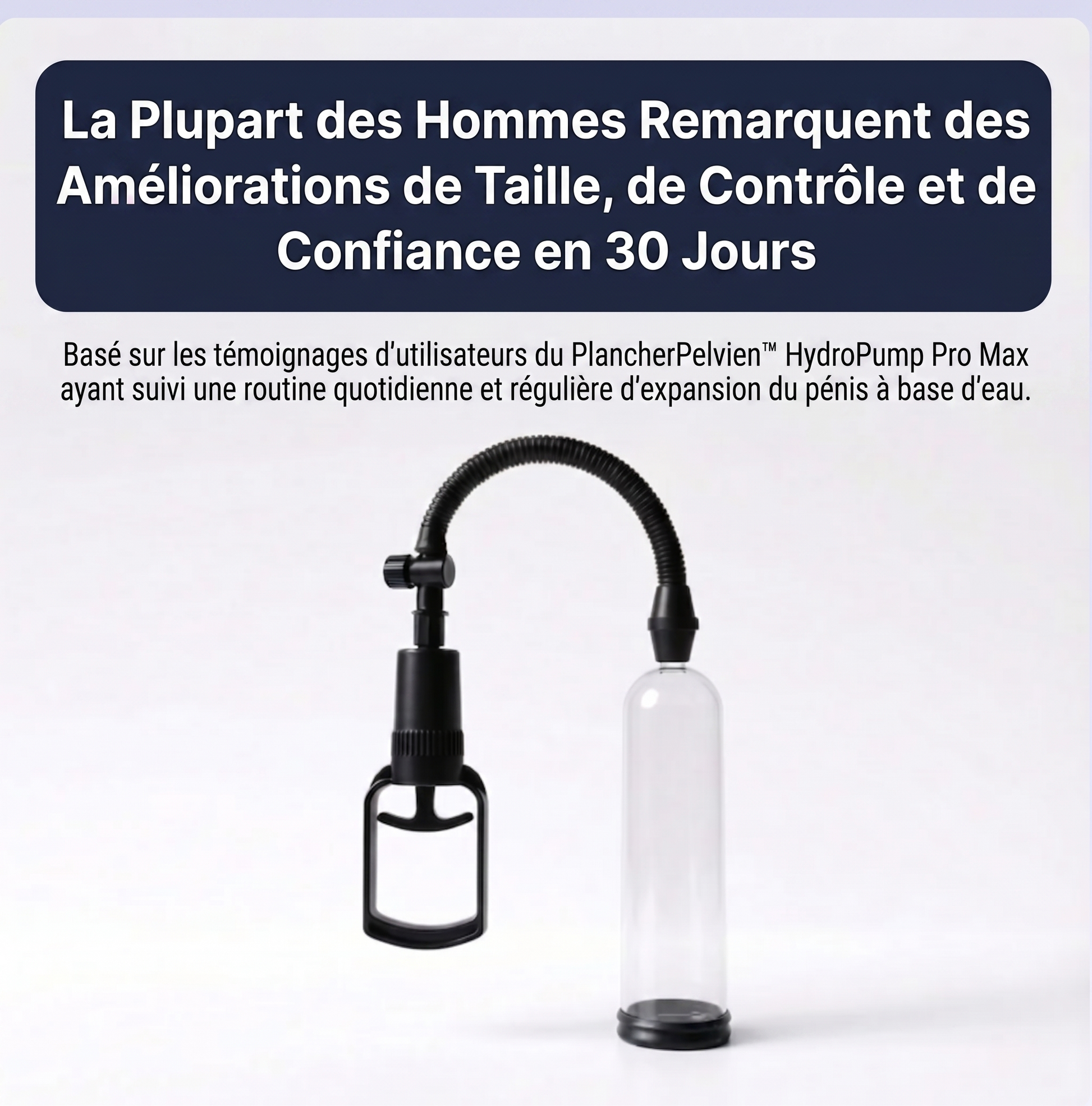 HydroPump Pro Max — pompe à pression hydrostatique masculine pour confort et fermeté