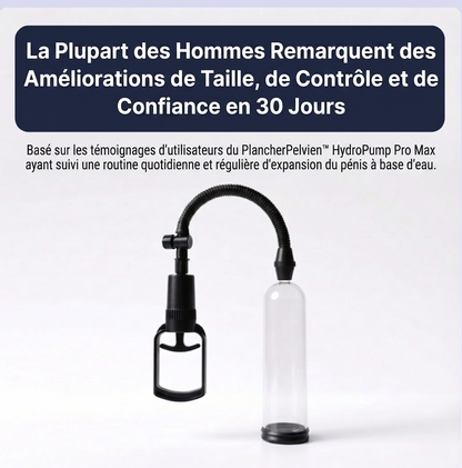 HydroPump Pro Max — pompe à pression hydrostatique masculine pour confort et fermeté